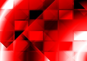 Image showing Vibrant abstraction with squares