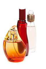 Image showing Three perfume bottle