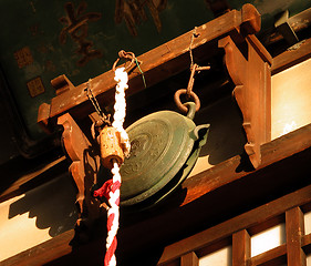 Image showing  Buddhist bell detail