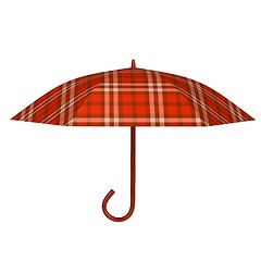 Image showing Red umbrella 3d rendered