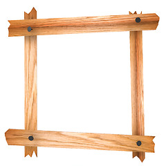 Image showing wooden photo frame