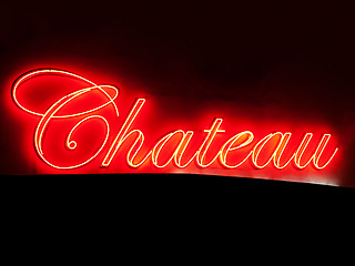 Image showing Red Chateau neon sign