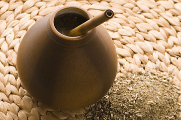 Image showing argentinian calabash with yerba mate