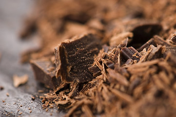 Image showing Chopped chocolate 