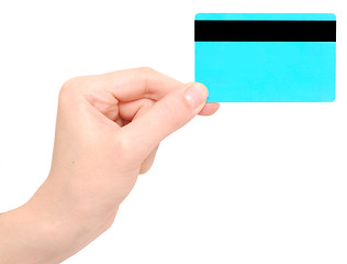 Image showing card in a hand