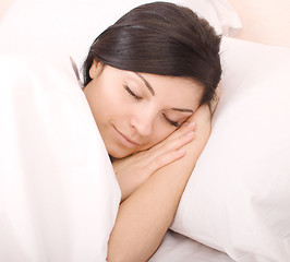 Image showing sleeping woman