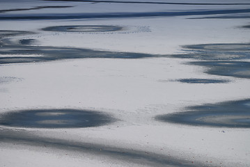 Image showing Snow background