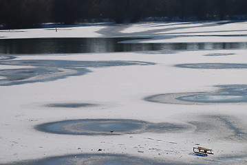 Image showing Sledge on snow