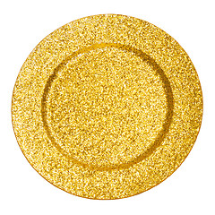 Image showing Gold plate