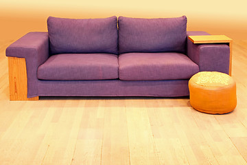 Image showing Purple sofa