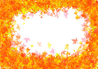 Image showing Fall autumn frame