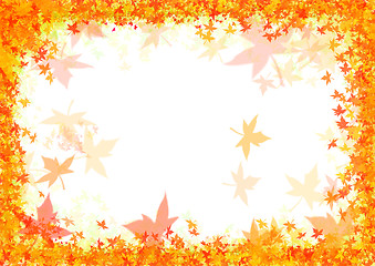 Image showing Fall autumn frame