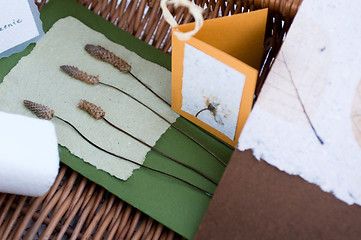 Image showing hand-made paper