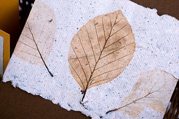 Image showing hand-made paper