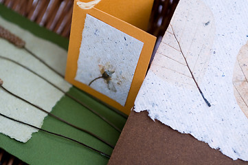 Image showing hand-made paper