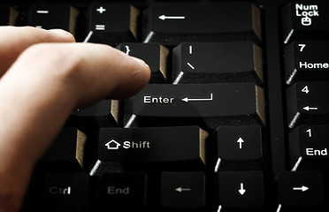 Image showing Computer keyboard