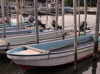 Image showing Fishing boats