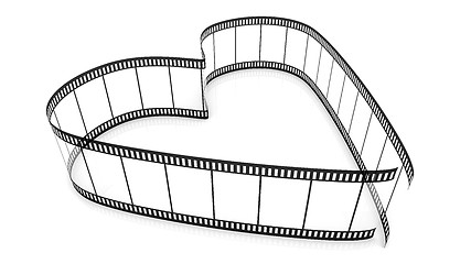 Image showing Transparent Blank Filmes Heart