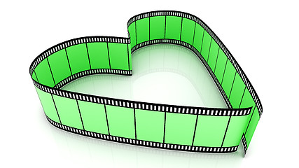 Image showing Green Blank Filmes Heart