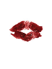 Image showing kiss - lipstick print