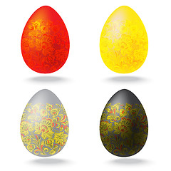 Image showing Easter eggs collection