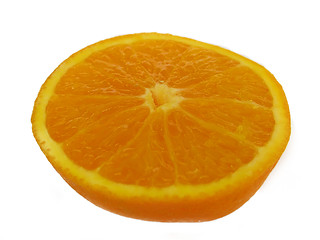 Image showing orange cut in half