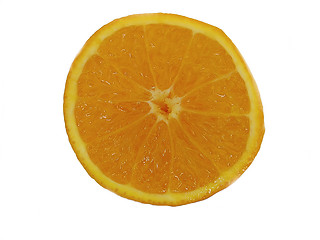 Image showing orange cut in half