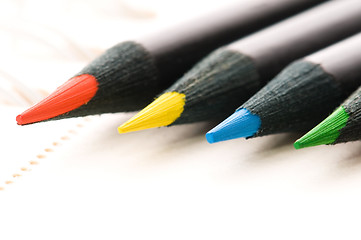 Image showing Collection of colorful pencils