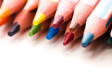 Image showing Collection of colorful pencils