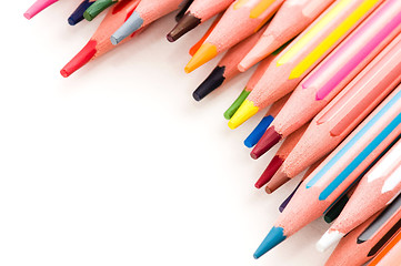 Image showing Collection of colorful pencils