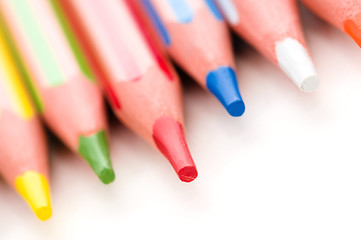 Image showing Collection of colorful pencils