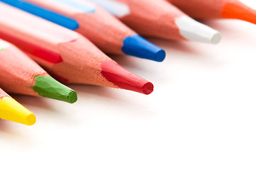 Image showing Collection of colorful pencils