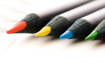 Image showing Collection of colorful pencils