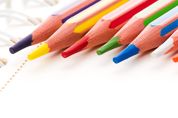 Image showing Collection of colorful pencils