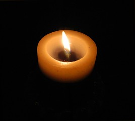 Image showing CANDLE IN THE DARK