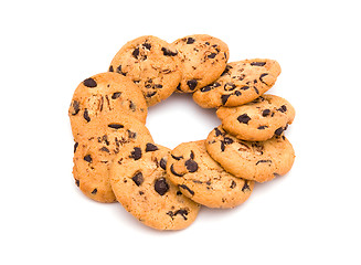 Image showing Round cookies