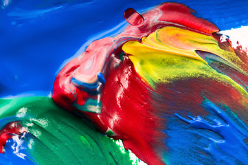 Image showing mixing paints. backrgound