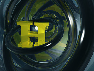 Image showing letter h