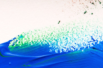 Image showing mixing paints. backrgound