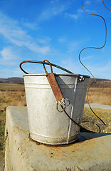 Image showing old bucket