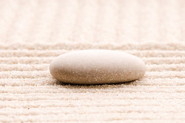 Image showing Zen. Stone and sand