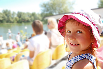 Image showing child at the stadium