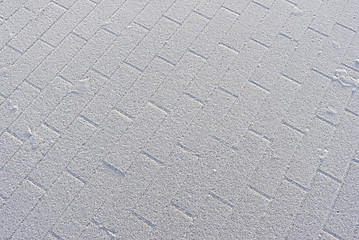 Image showing Light sprinkle of snow