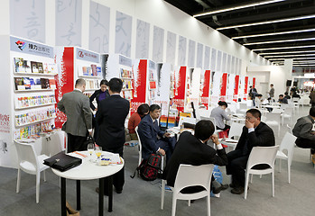 Image showing The Frankfurt Book Fair 2010 