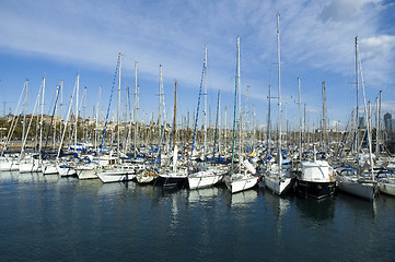 Image showing Port Vell in Barcelona