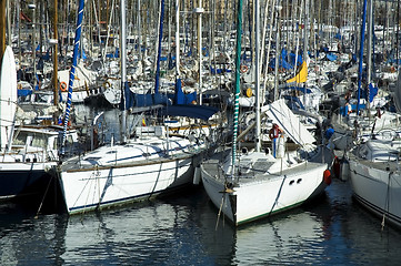 Image showing Port Vell in Barcelona