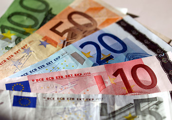 Image showing Euro note