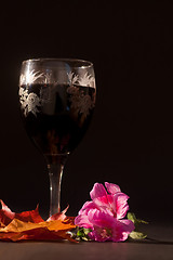 Image showing Glass of wine