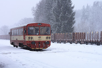 Image showing small czech train