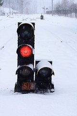 Image showing train stoplight 